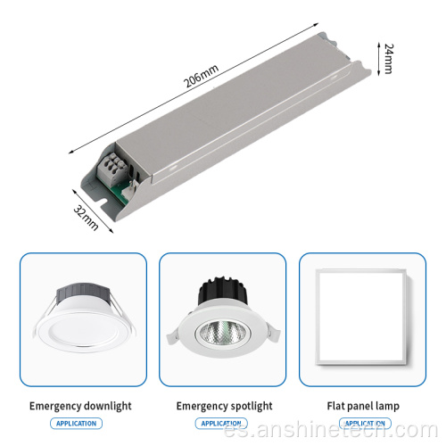 Controlador de emergencia LED de emergencia
